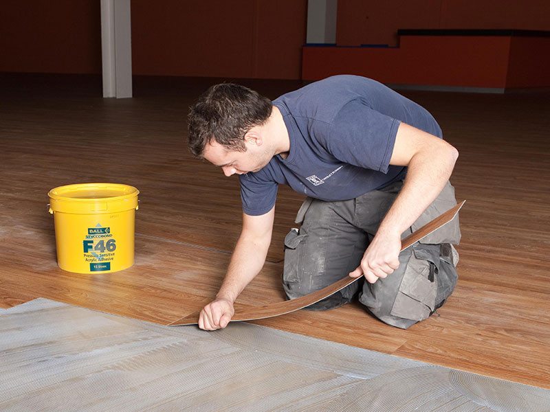 Resilient flooring Adhesives