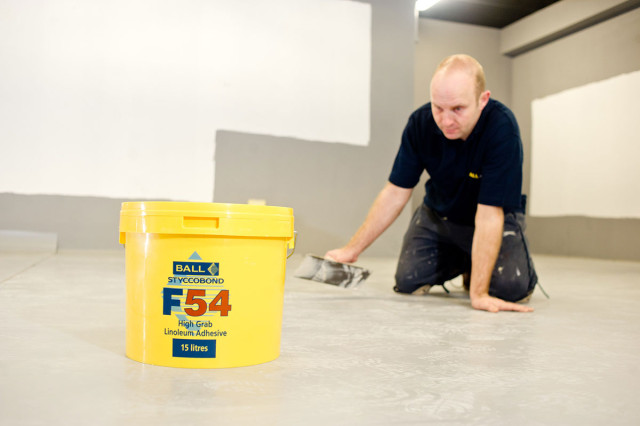 Resilient flooring Adhesives