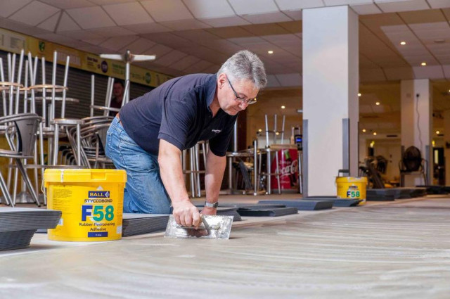 Resilient flooring Adhesives