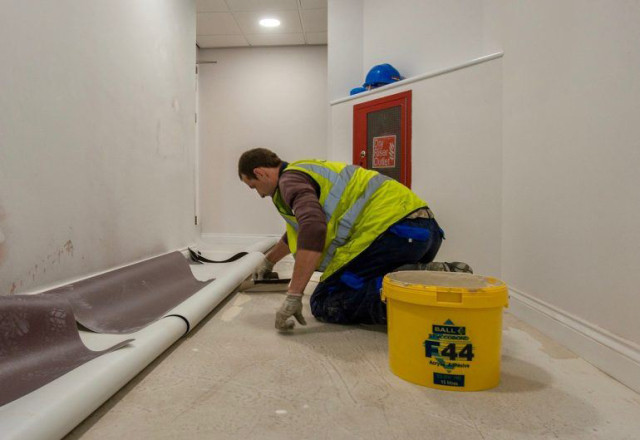 Resilient flooring Adhesives