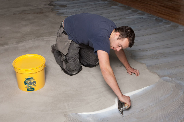 Resilient flooring Adhesives