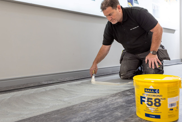 Resilient flooring Adhesives