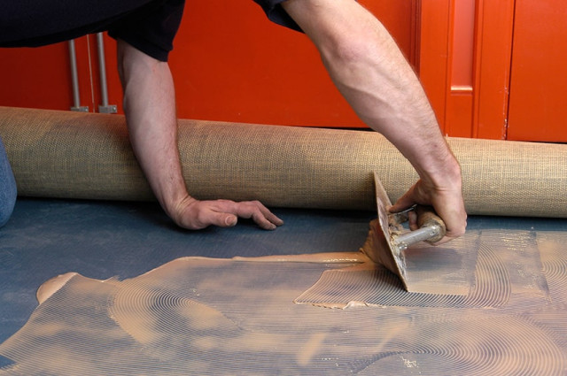 Textile flooring Adhesives