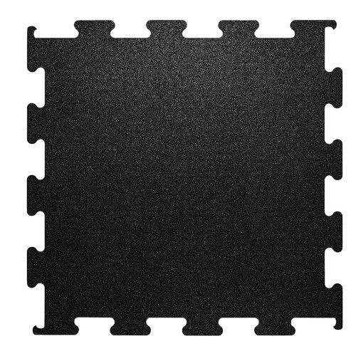 Flexiplus Fitness Tiles 15mm Interlock Black 106x106cm (bottom)