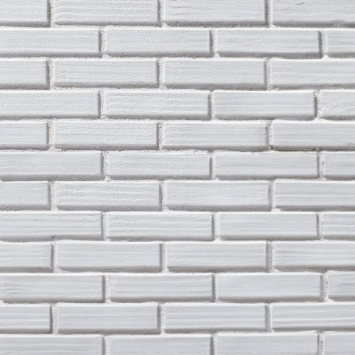 Side Faced Brick 77 (White)