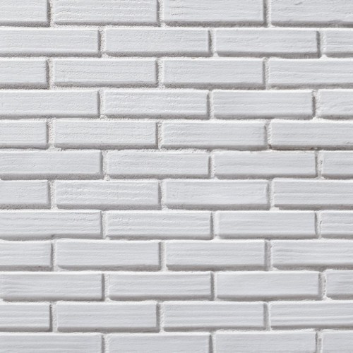Side Faced Brick 77 (White)