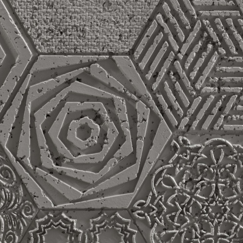 Hexagonal Concrete 960 (Close-up)